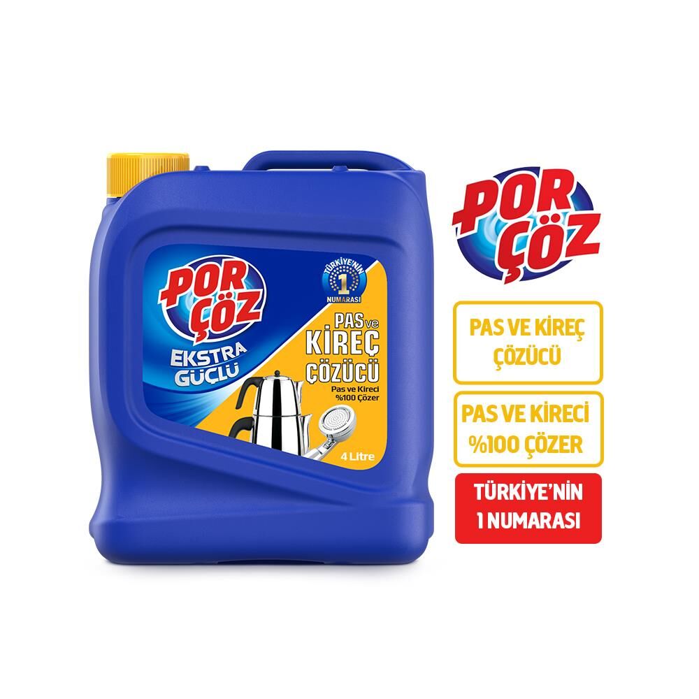 PORÇÖZ 4LT PAS VE KİREÇ ÇÖZÜCÜ