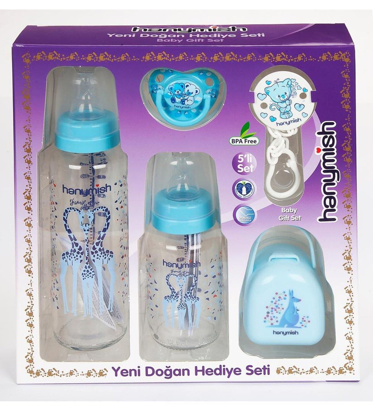 HANYMİSH YENİ DOĞAN HEDİYE SETİ 651 MAVİ