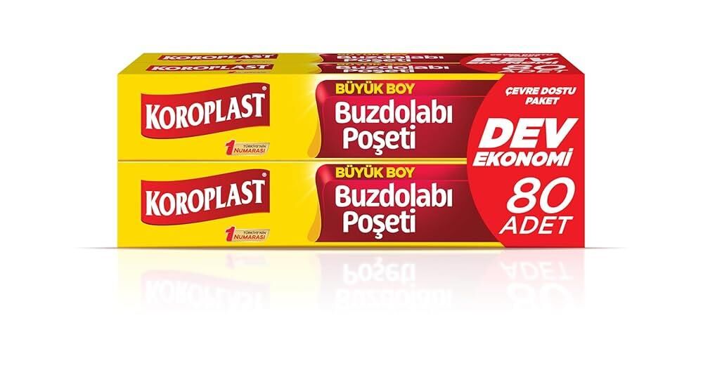 KOROPLAST BUZDOLABI POŞETİ BÜYÜK 80Lİ DEV EKO.