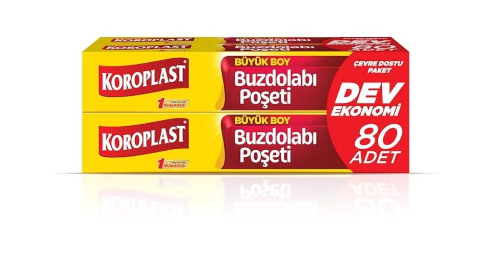 KOROPLAST BUZDOLABI POŞETİ BÜYÜK 80Lİ DEV EKO.