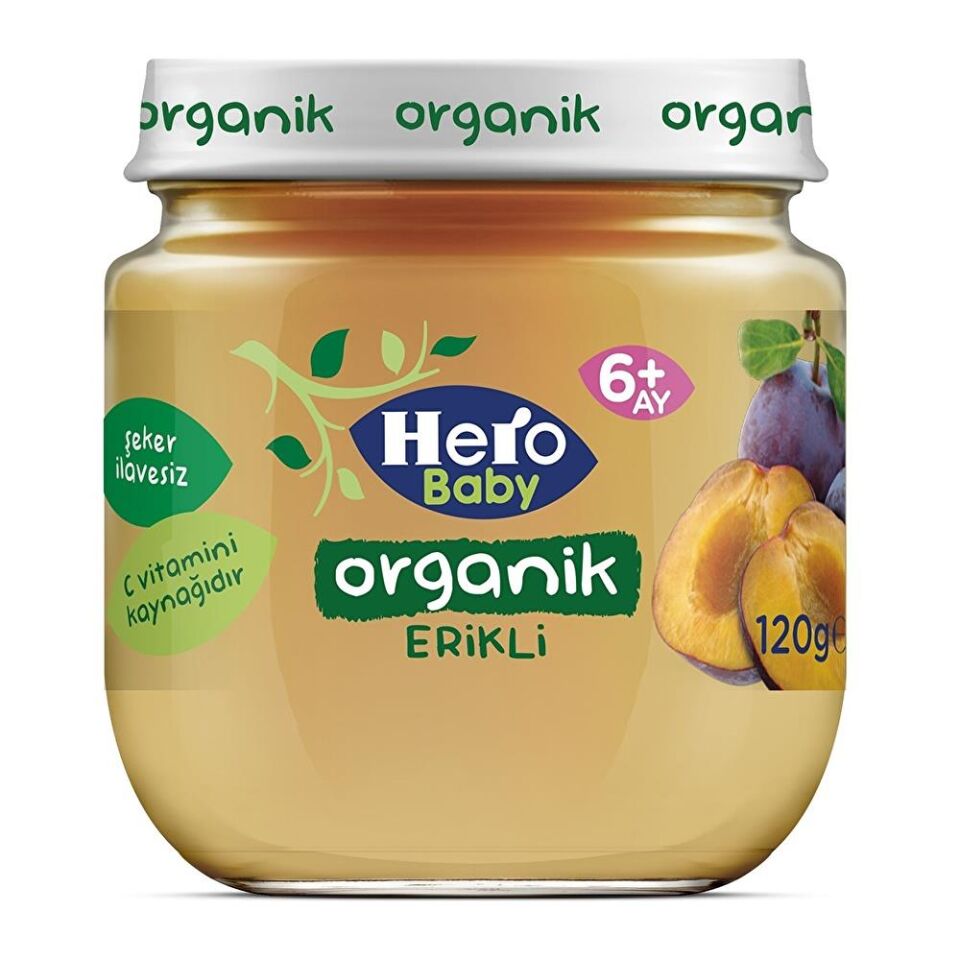 HEROBABY 120GR KVZ ORGANİK ERİKLİ