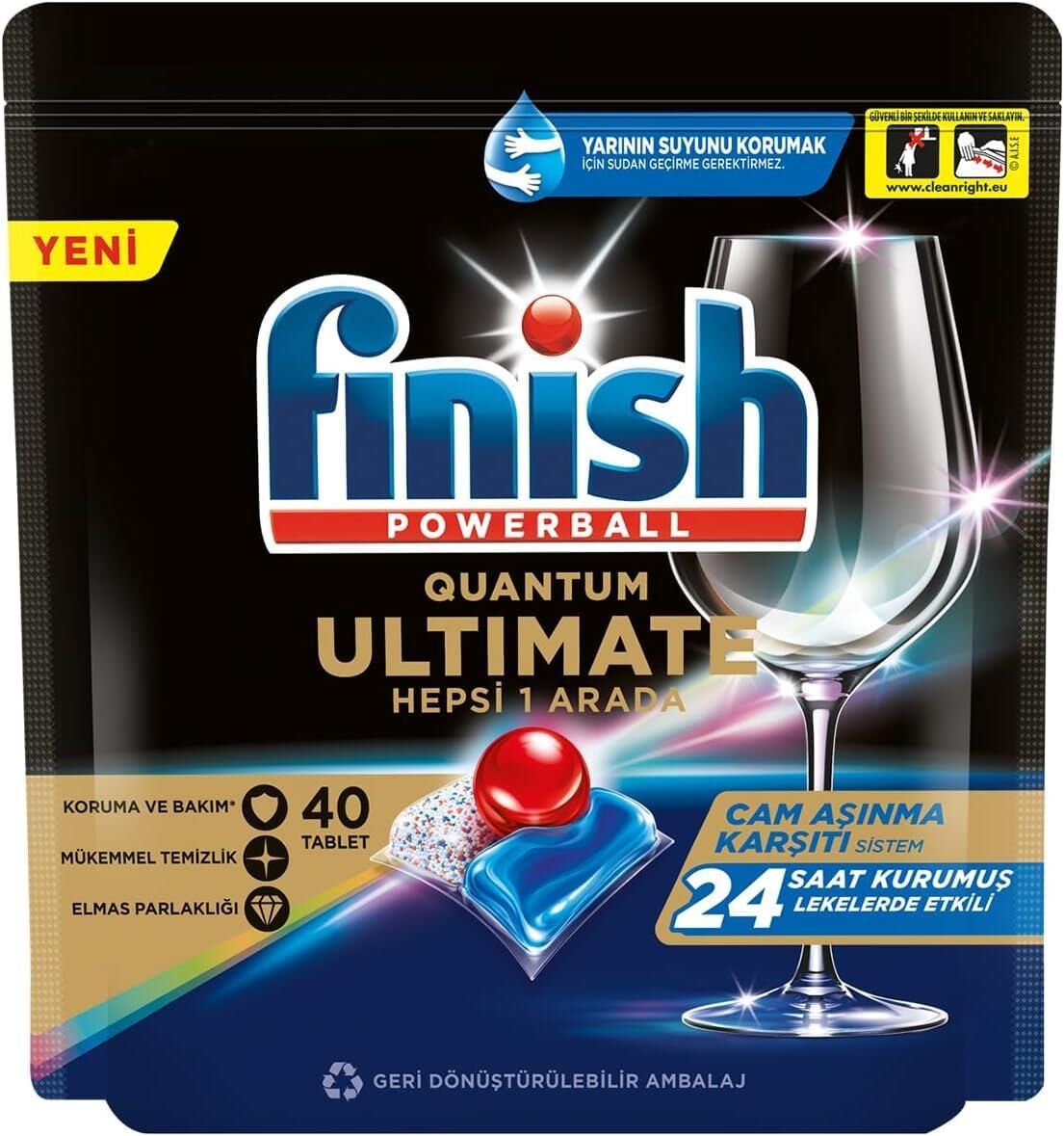 FİNİSH BULAŞIK MAKİNASI TABLETİ 40LI ULTİMATE