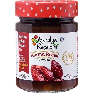 ANTALYA REÇELCİSİ  ŞEKERSİZ HURMA REÇELİ 370GR