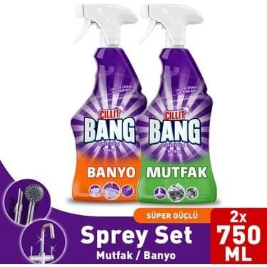 CILLIT BANG 750ML MUTFAK+750ML BANYO SP