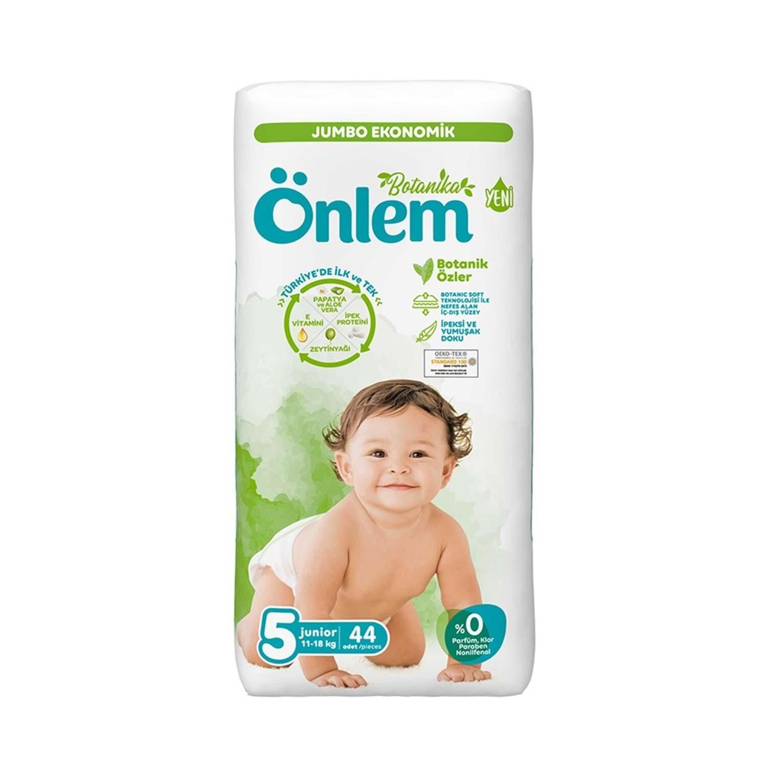 ÖNLEM BEBEK BEZİ JUMBO NO:5 JUNİOR 44LÜ