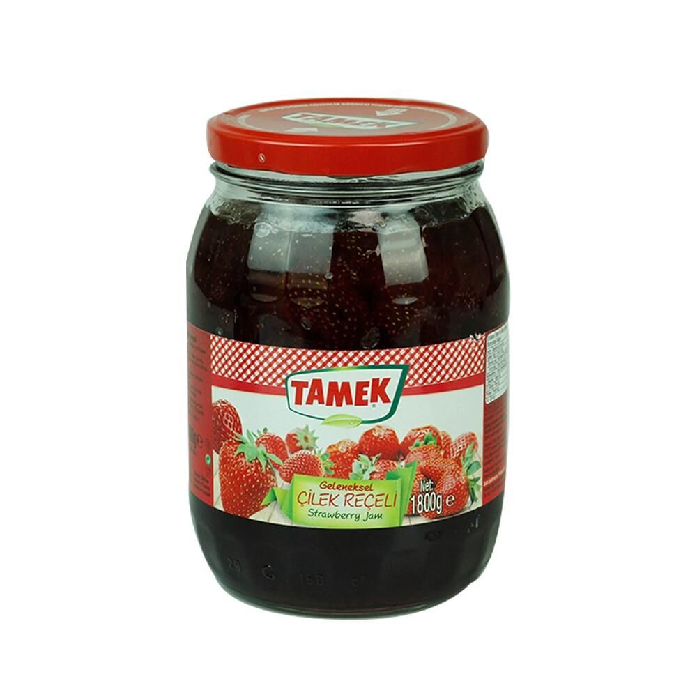 TAMEK REÇEL 1800GR ÇİLEK CAM