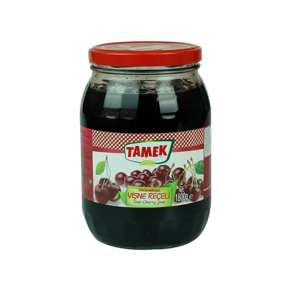 TAMEK REÇEL 1800GR VİŞNE CAM