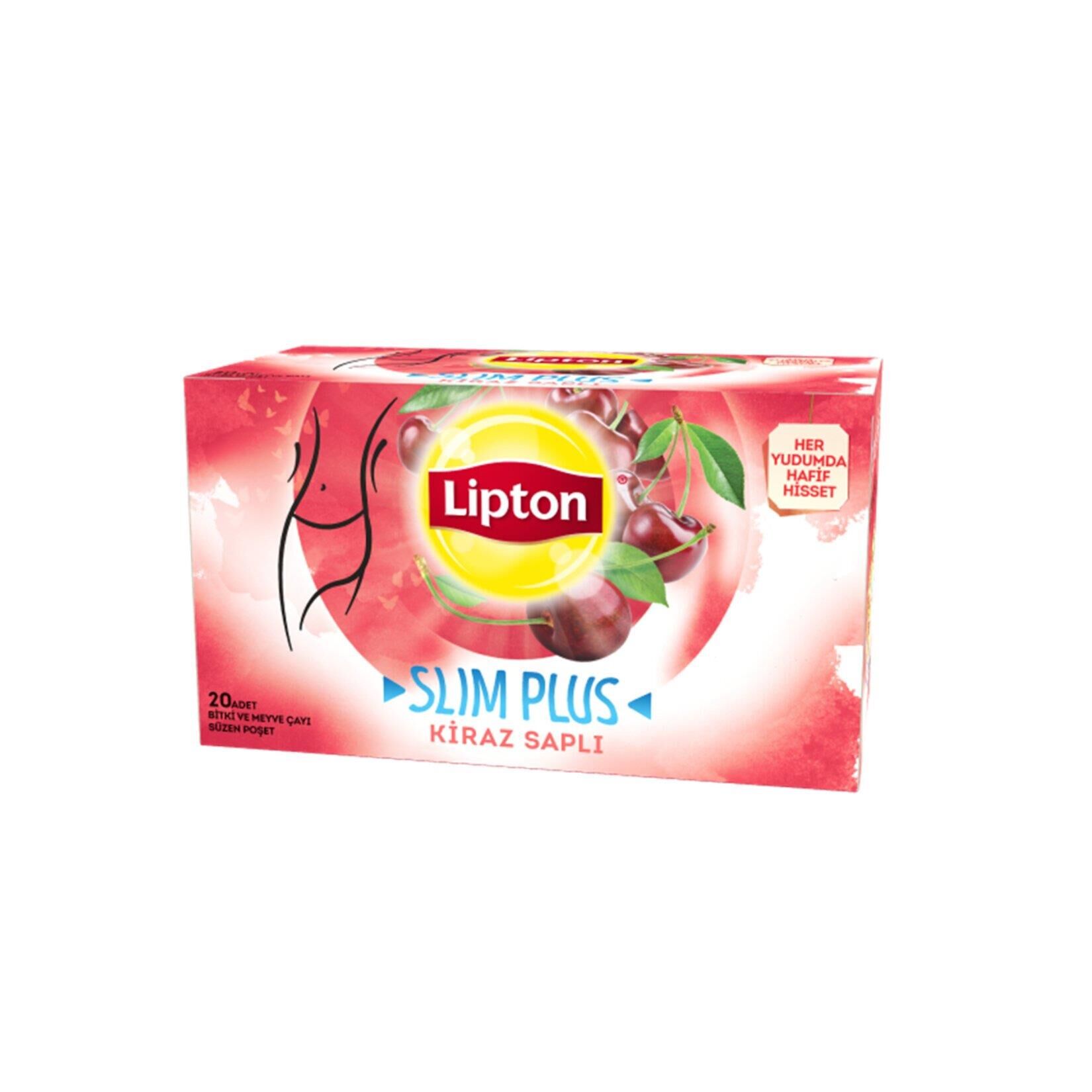 LİPTON FORM SLIM PLUS KİRAZ SAPLI 20Lİ