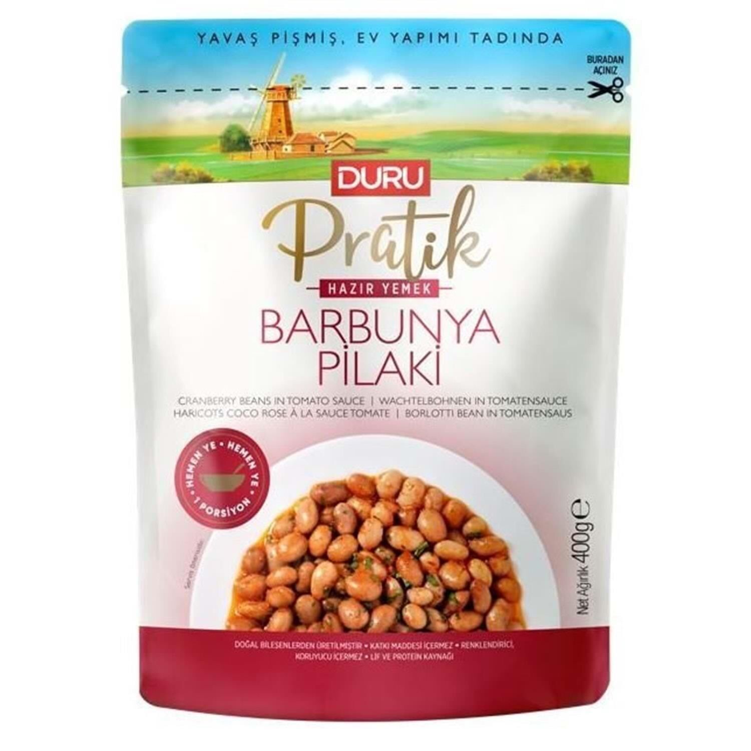 DURU PRATİK 400GR BARBUNYA PİLAKİ