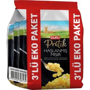 DURU HAŞLANMIŞ MISIR 705GR (3X235GR)