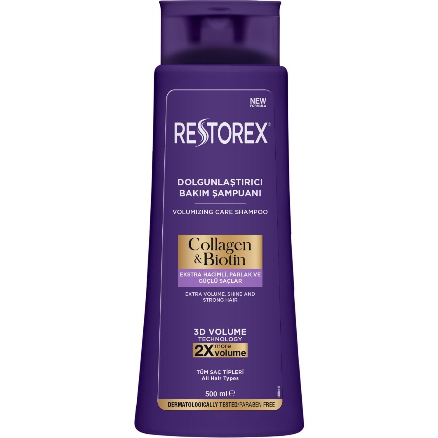 RESTOREX ŞAMPUAN 500ML COLLAGEN&BİOTİN DOLGUNLAŞ.