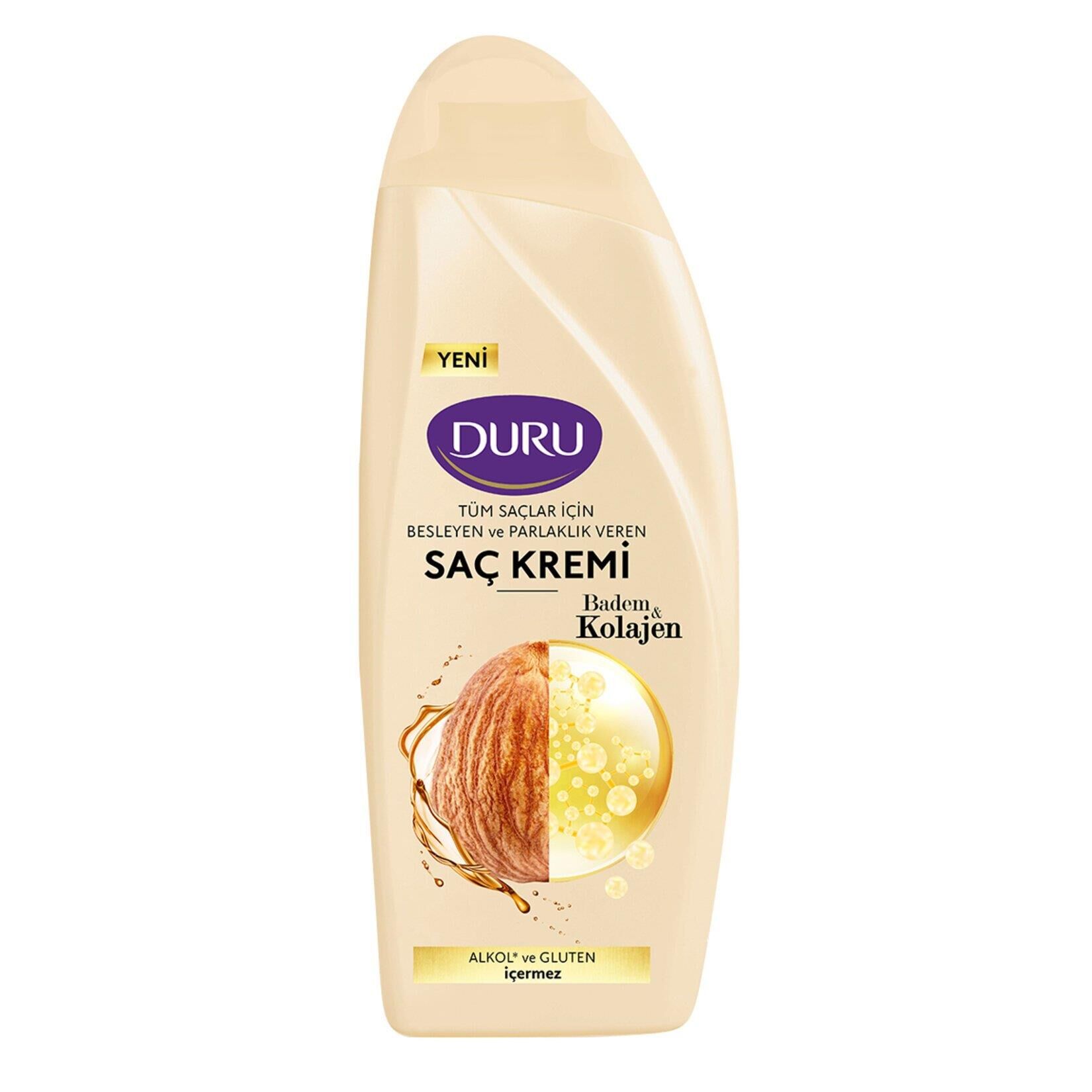DURU SAÇ KREMİ 500ML KOLAJEN&BADEM