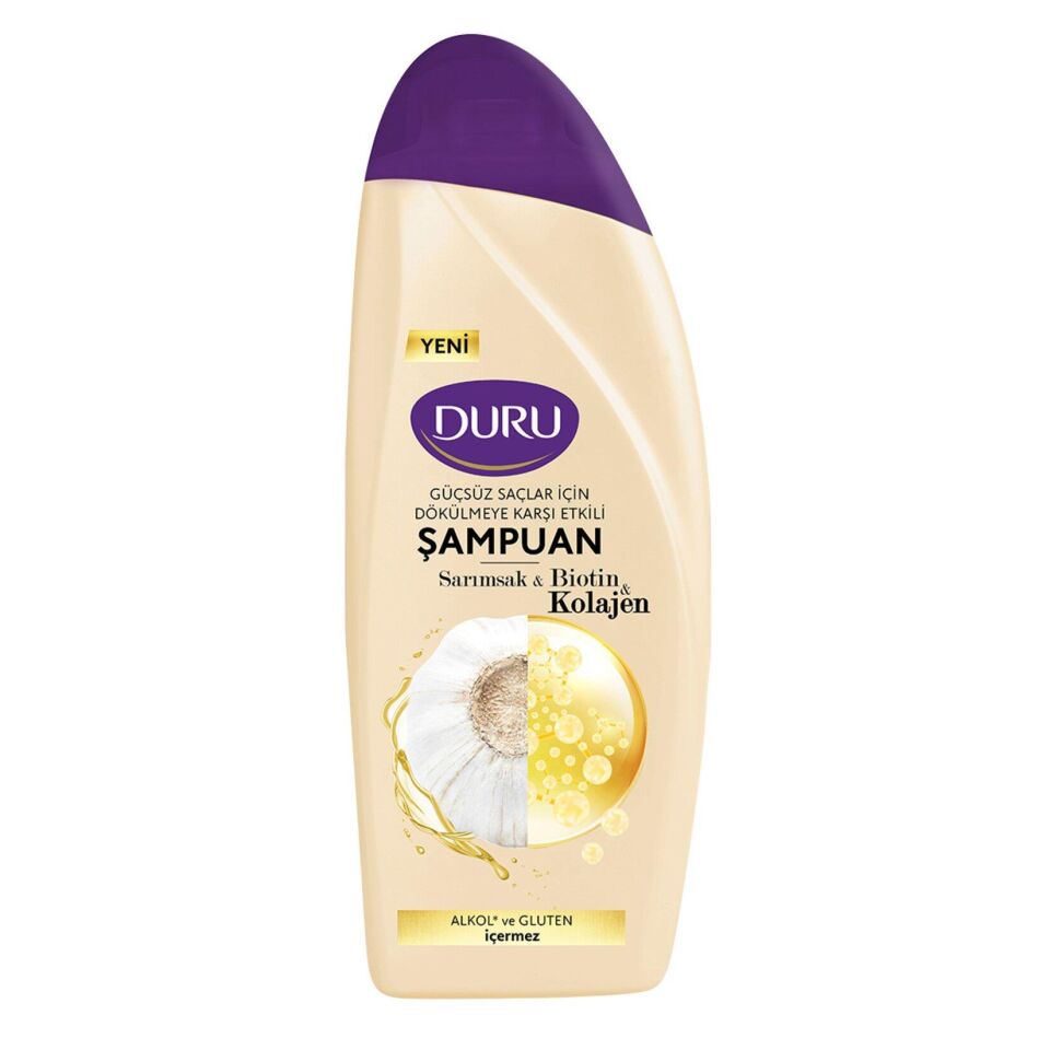 DURU ŞAMPUAN 500ML BİOTİN&SARIMSAK&KOLAJEN