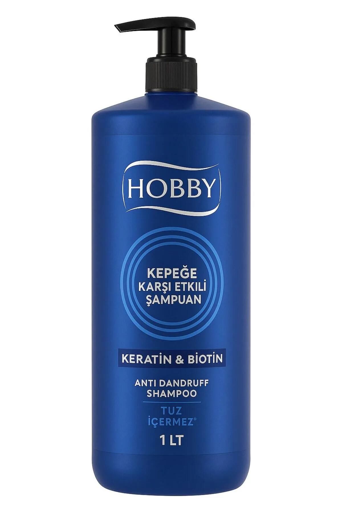 HOBBY ŞAMPUAN 1000ML TUZSUZ KEPEĞE KARŞI MAVİ