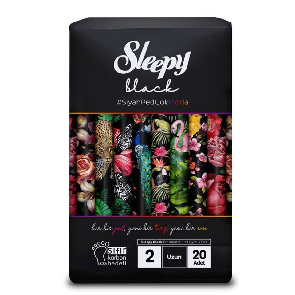 SLEEPY BLACK PED SÜPER ECO 20Lİ UZUN