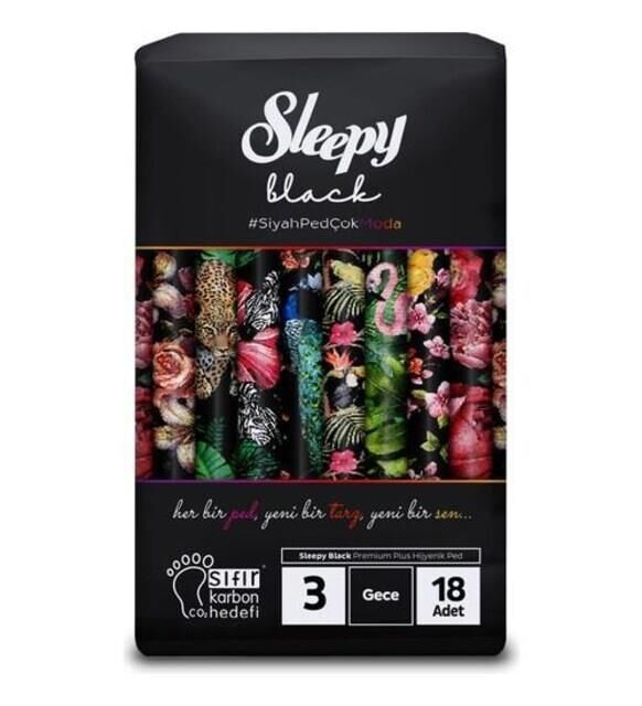 SLEEPY BLACK PED SÜPER ECO 18Lİ GECE