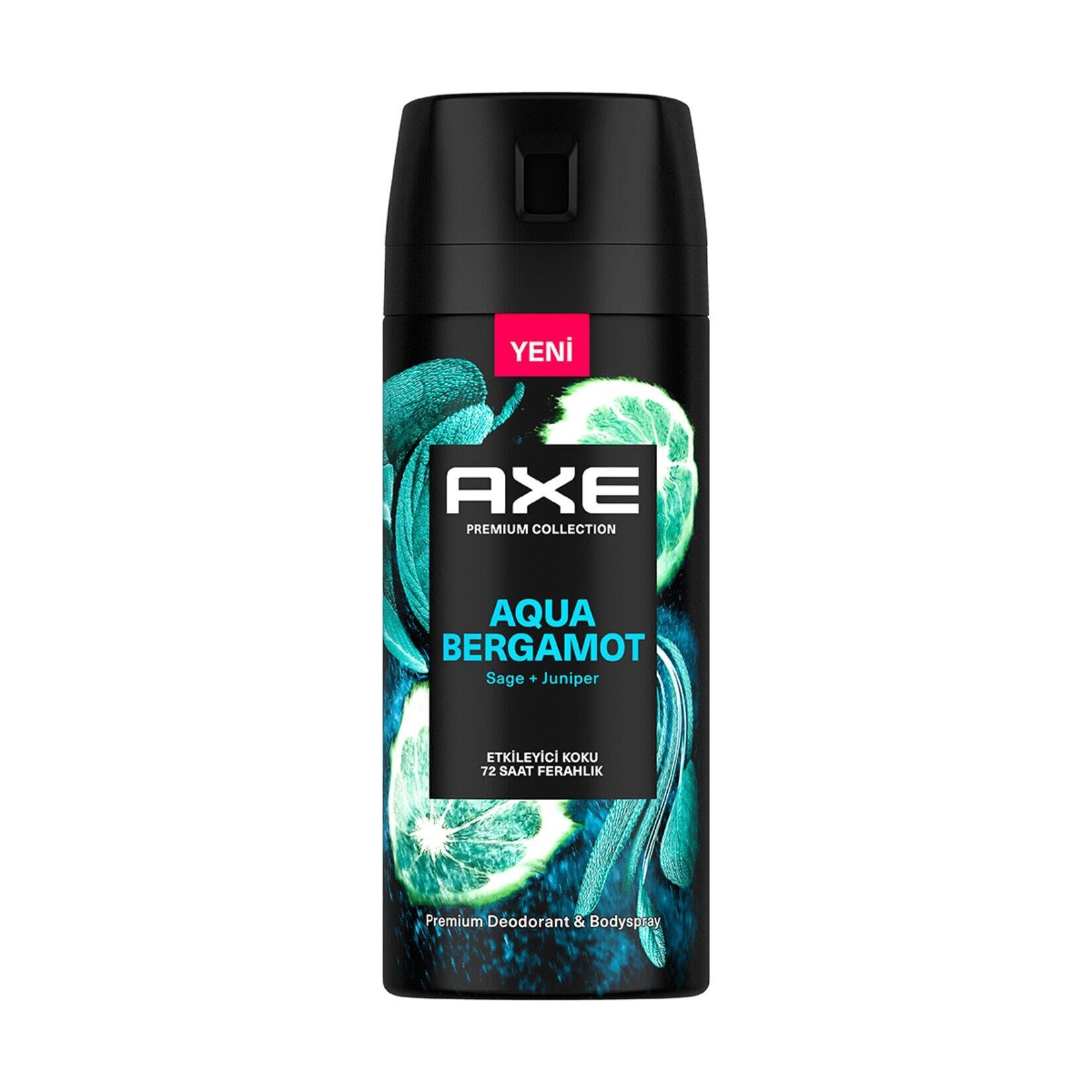 AXE DEODORANT 150ML AQUA BERGAMOT