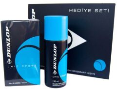 DUNLOP EDT+DEO SET MAVİ CH SPORT