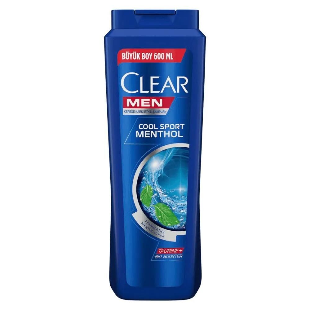 CLEAR ŞAMPUAN 600ML MEN COOL SPORT MENTHOL