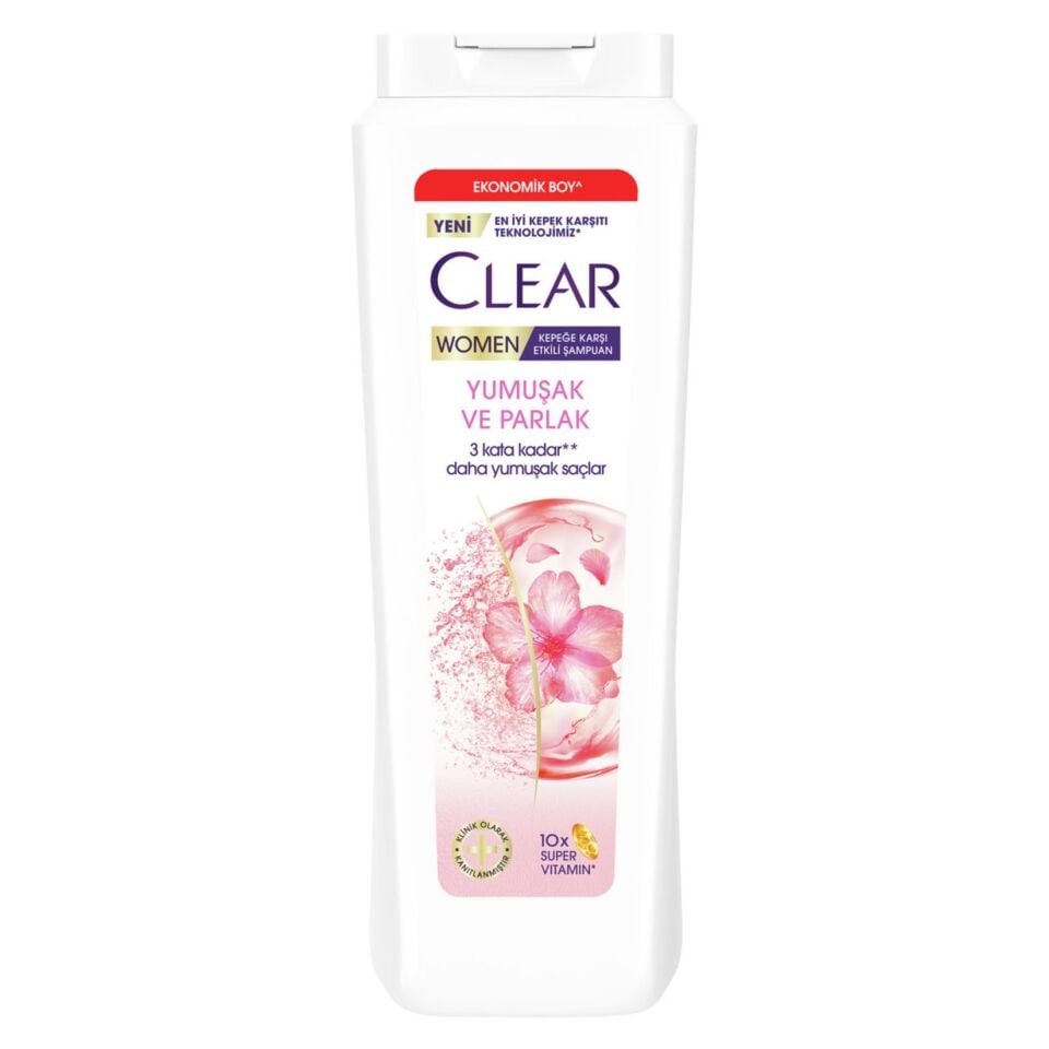 CLEAR ŞAMPUAN 600ML WOMEN YUMUŞAK VE PARLAK