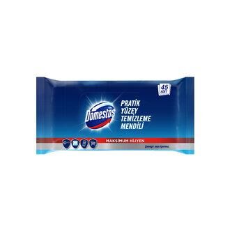 DOMESTOS PRATİK YÜZEY TEMİZLEME MENDİLİ 45Lİ