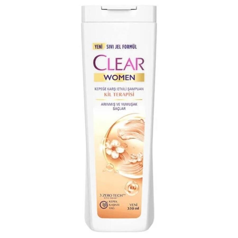 CLEAR ŞAMPUAN 350ML WOMEN KİL TERAPİSİ