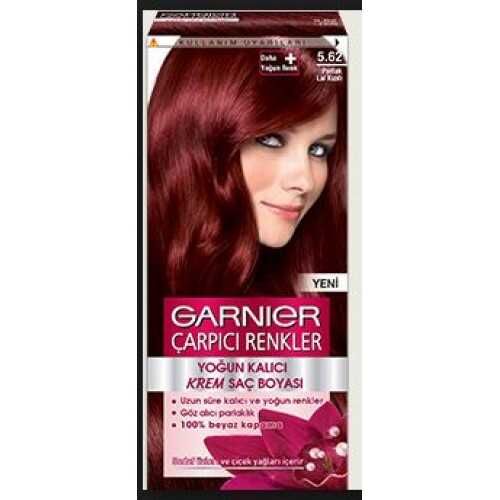 GARNİER COLOR ÇARPICI RENK 5.62 PARLAK LAL KIZILI