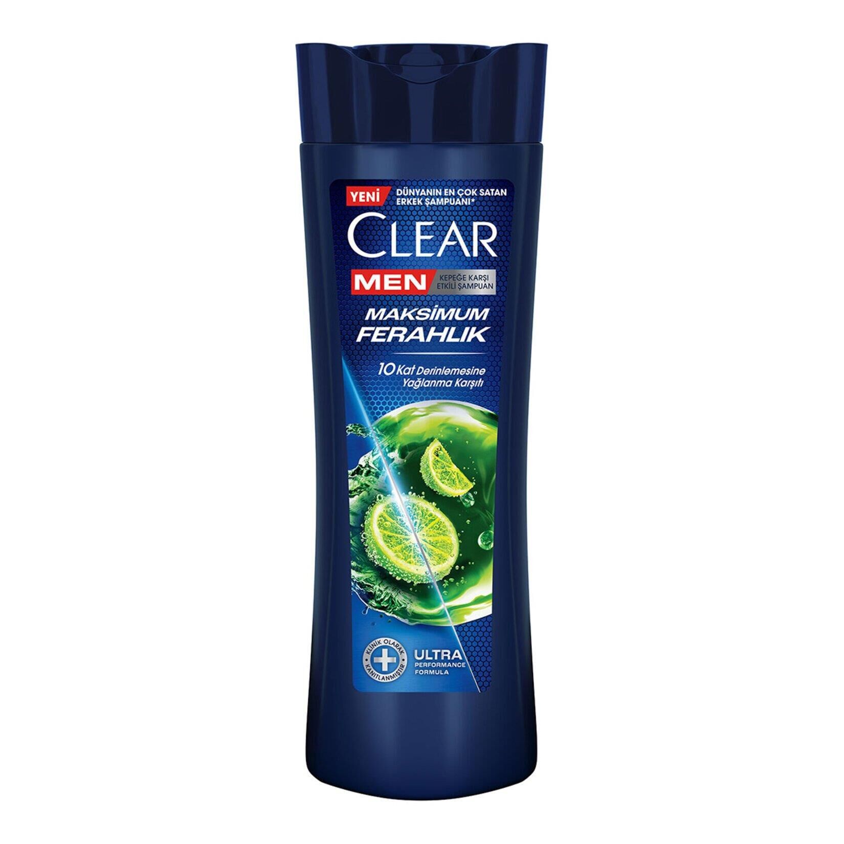 CLEAR ŞAMPUAN 350ML MEN MAKSİMUM FERAHLIK