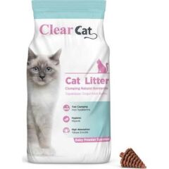 CLEAR CAT KEDİ KUMU PUDRALI 10KG