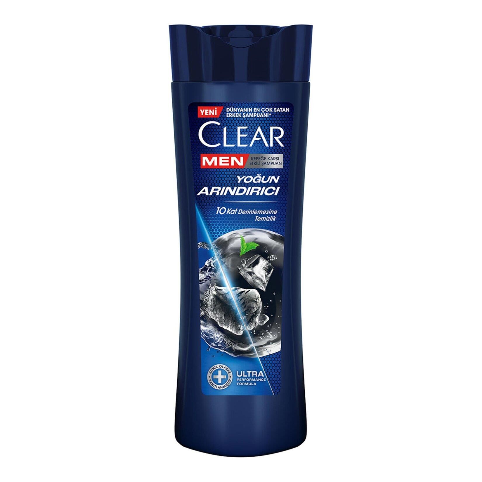CLEAR ŞAMPUAN 350ML MEN YOĞUN ARINDIRICI KÖMÜR İLE