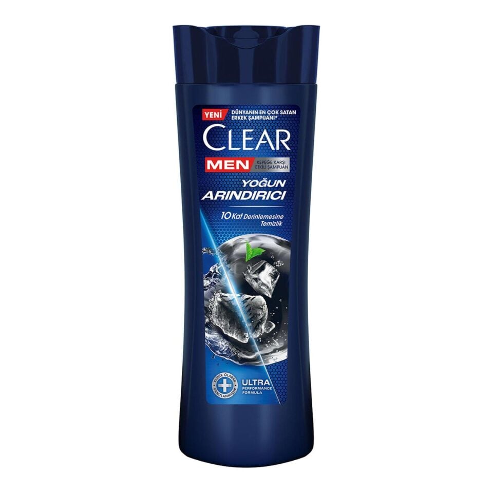 CLEAR ŞAMPUAN 350ML MEN YOĞUN ARINDIRICI KÖMÜR İLE