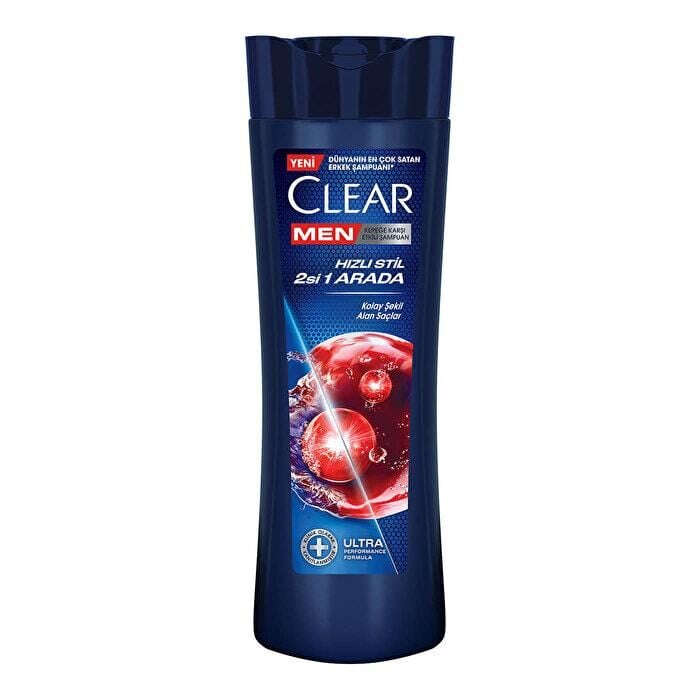 CLEAR ŞAMPUAN 350ML MEN HIZLI SİTİL 2Sİ1