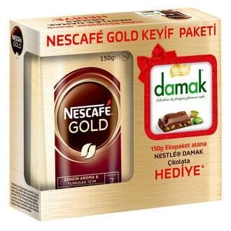 NESCAFE GOLD 150GR EKO PAKET + NESTLE DAMAK 60G