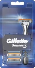 GİLLETTE SENSOR 3 BIÇAK H + 6 BIÇAK