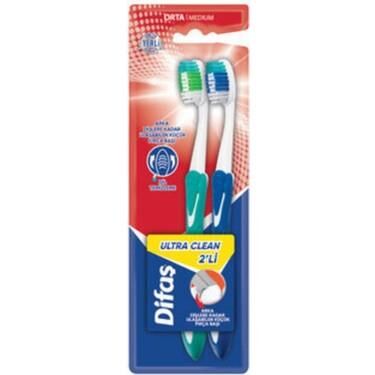 DİFAŞ DİŞ FIRÇASI ULTRA CLEAN 2Lİ