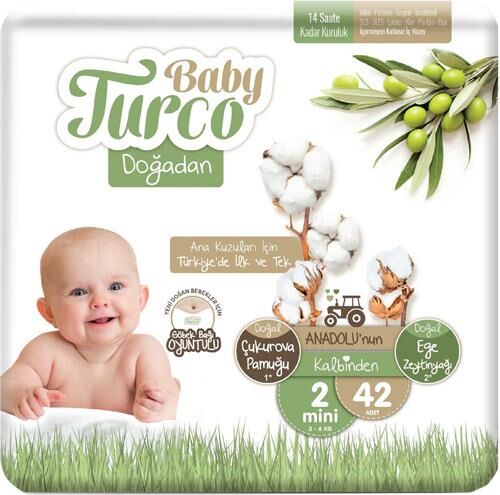 BABY TURCO BEBEK BEZİ DOĞADAN NO:2 42Lİ MİNİ