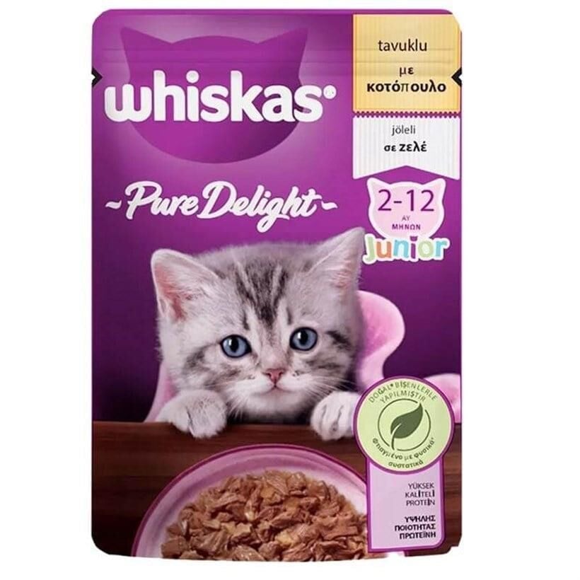 WHİSKAS POUCH YAVRU GÜVEÇ TAVUK 85GR