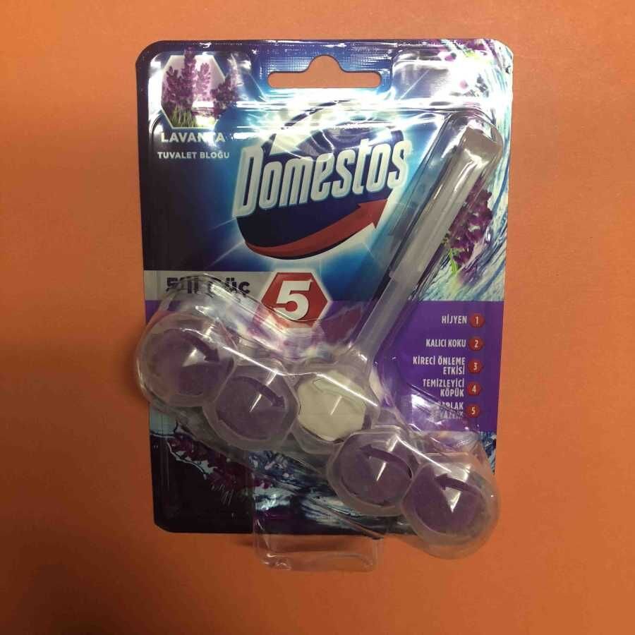 XDOMESTOS WC BLOK L 5Lİ LAVANTA 55GR