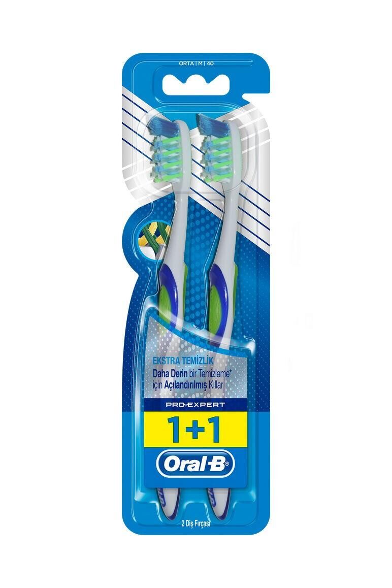 ORAL-B PRO-EXP EXTRA CLEAN 1+1 40MED