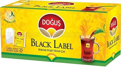DOĞUŞ ÇAY BLACK LABEL SÜZEN POŞET 25Lİ