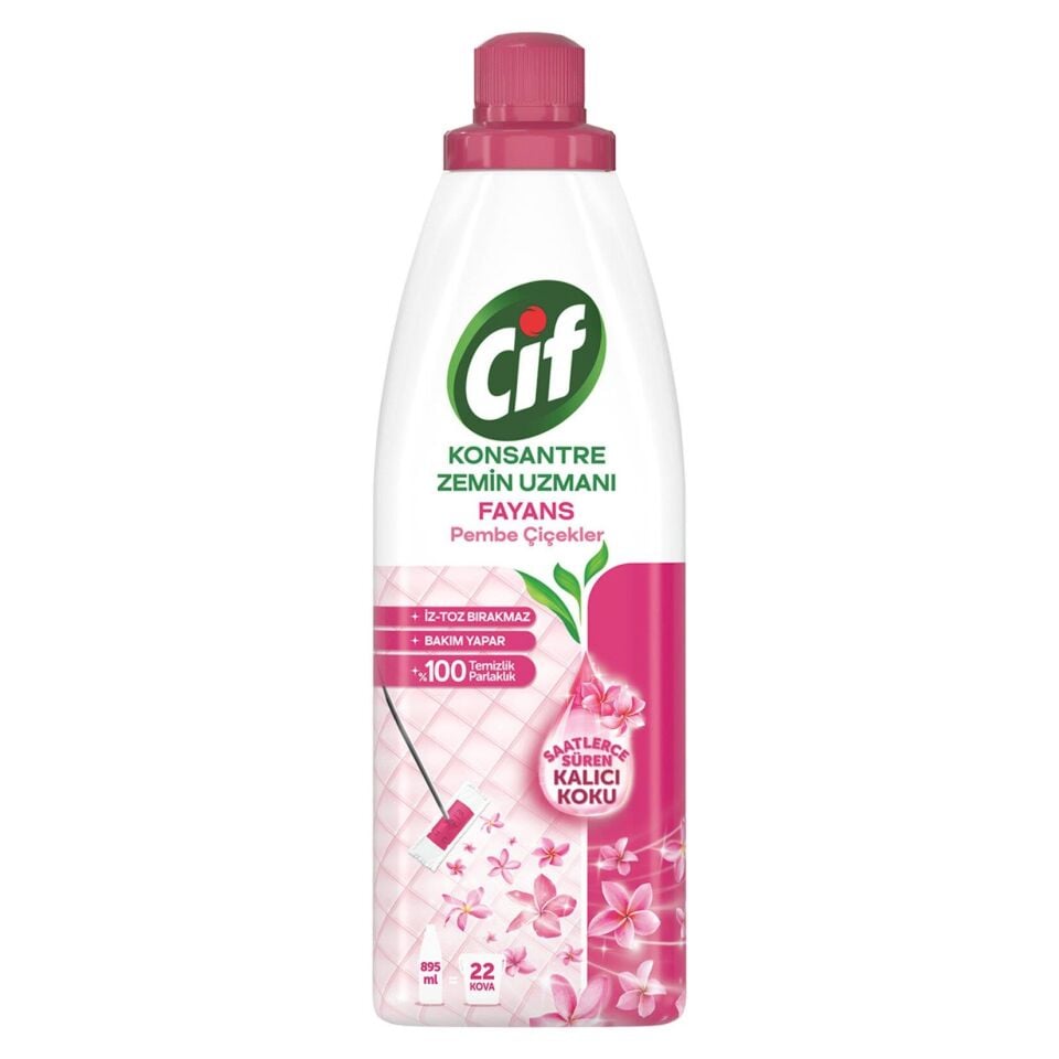 CİF KONSANTRE ZEMİN UZMANI FAYANS 895ML PEMBE ÇİÇK