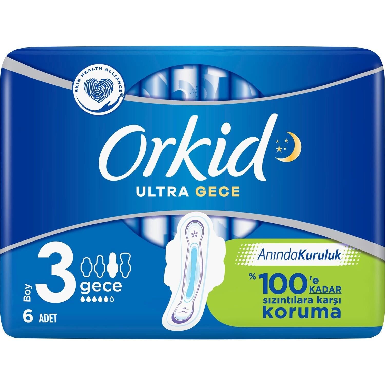 ORKİD ULTRA TEKLİ EXTRA GECE 6LI