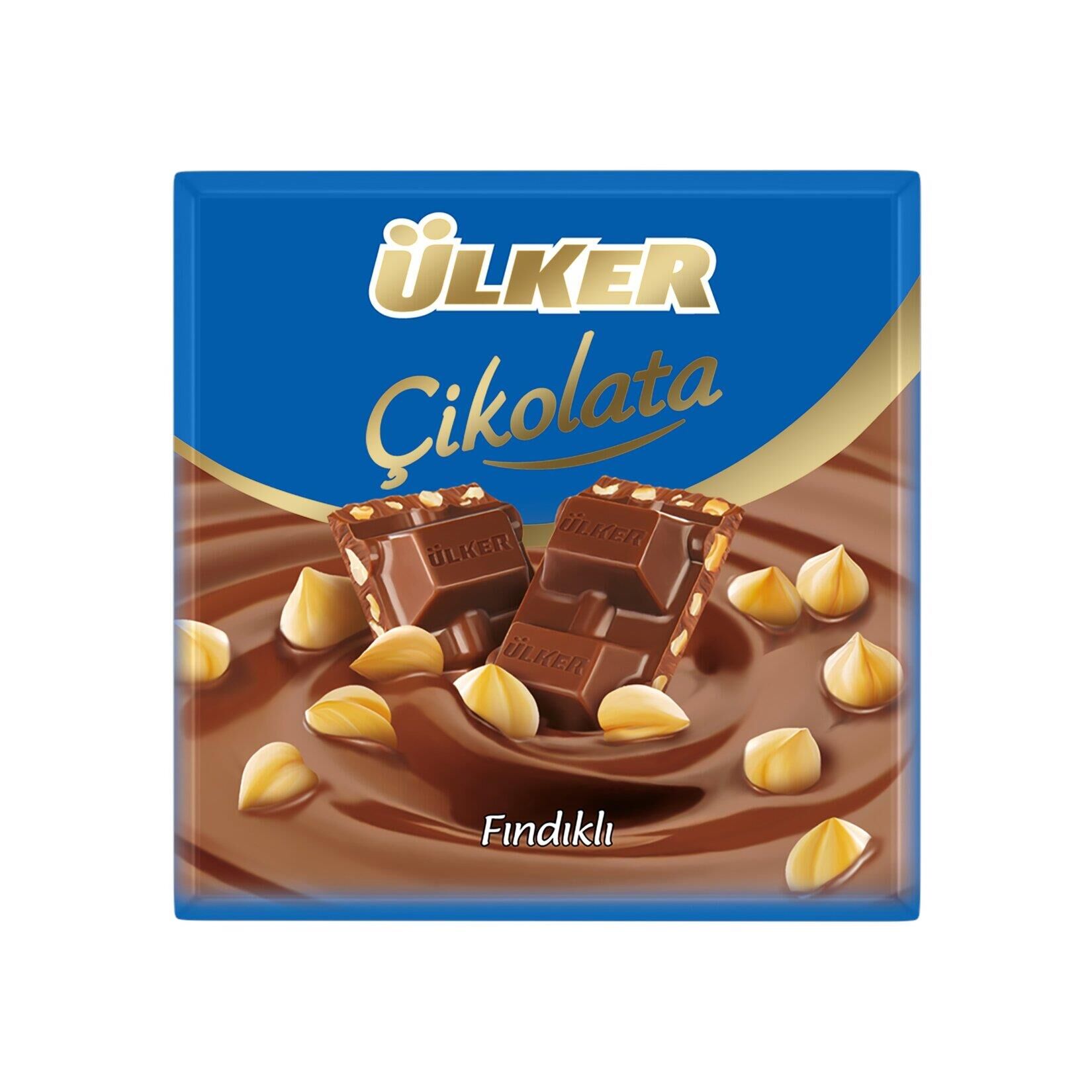 ÜLKER ÇİKOLATA FINDIKLI KARE 65G