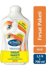 ACTİVEX SIVI SABUN 1,5LT+700ML AKTİF