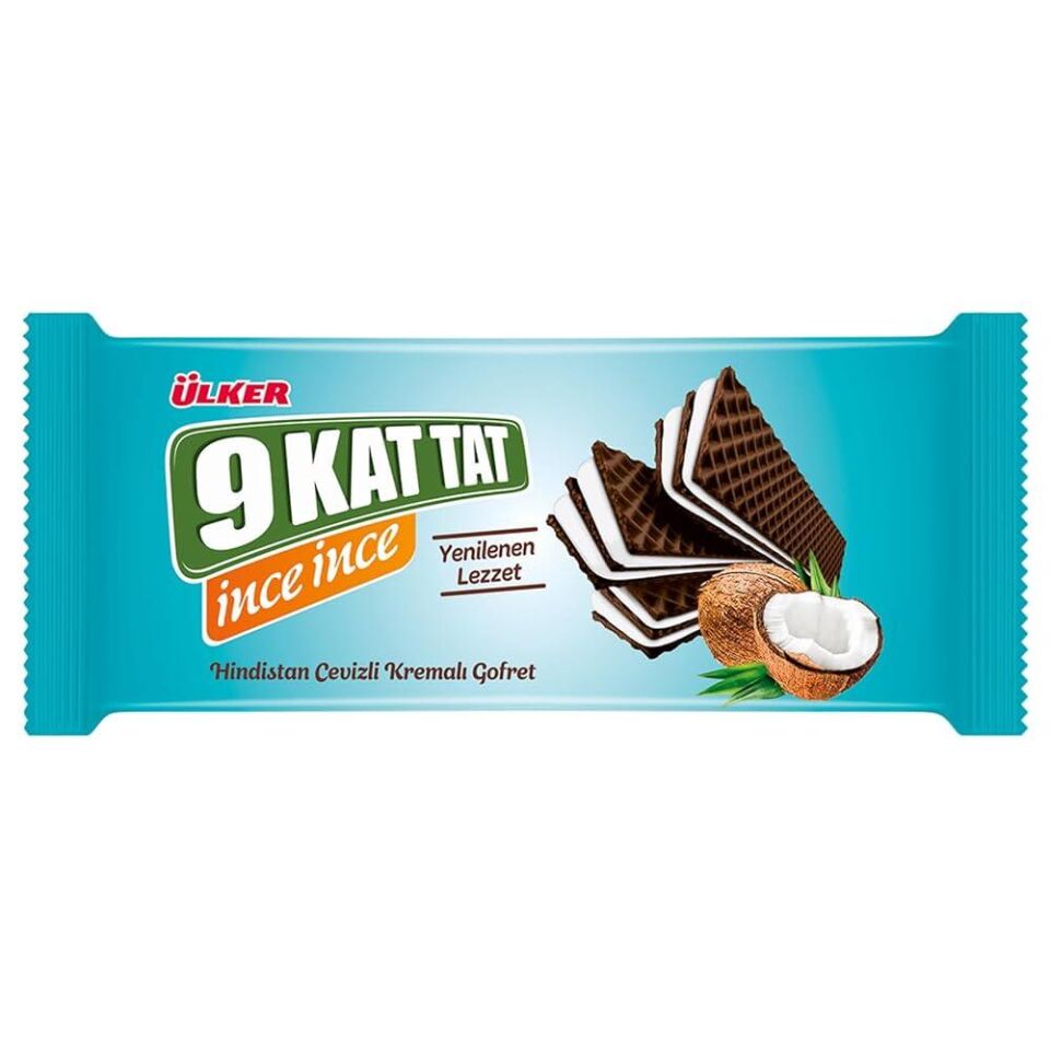 ÜLKER 9KAT TAT 114GR İNCE HİNDİSTAN CEVİZLİ