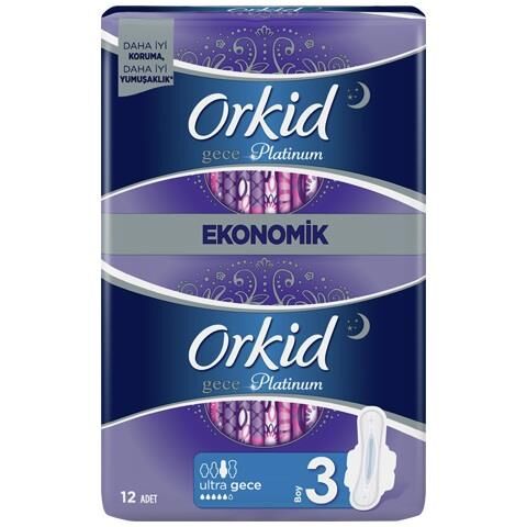 ORKİD ULTRA EKO PLATINUM GECE 12Lİ