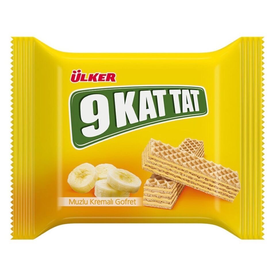 ÜLKER 9KAT TAT 39GR GOFRET MUZLU