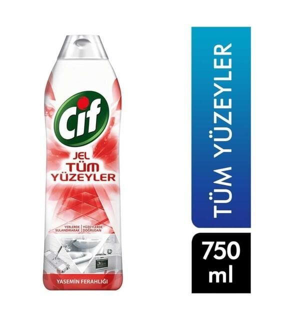 CİF TÜM YÜZEYLER 750ML JEL YASEMİN