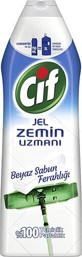 CİF TÜM YÜZEYLER 750ML JEL BEYAZ SABUN FERAHLIĞI