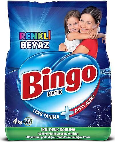 BİNGO MATİK 4KG RENKLİ